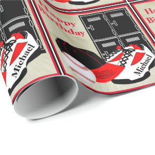 Personligen i Baseball Locker Presentpapper