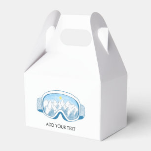 Personligen Illustration av Ski Goggles Presentaskar