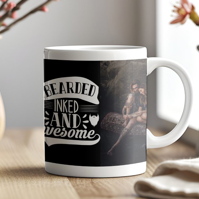 Personligen Inbyggd Fantastisk 2-foto Kaffemugg (Skapare uppladdad)