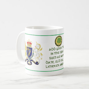 PERSONLIGEN IRLAND VAPENSKÖLD KAFFEMUGG