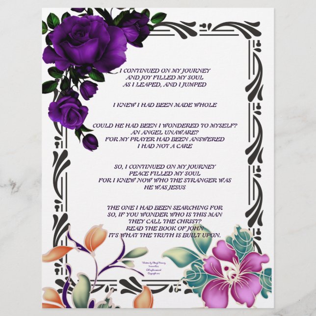 Personligen Journey Writes papper (Framsida)