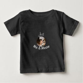 Personligen "Just Me and Meow" - Fotomall - T Shirt