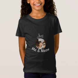 Personligen "Just Me and Meow" - Fotomall - T Shirt
