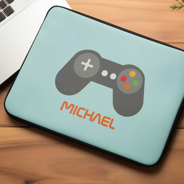 Personligen Kids för coola Video Game Controller Laptop Fodral (Skapare uppladdad)