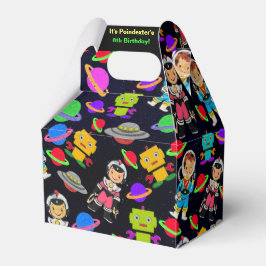 Personligen Kids Retro Astronauts och Robots Presentaskar