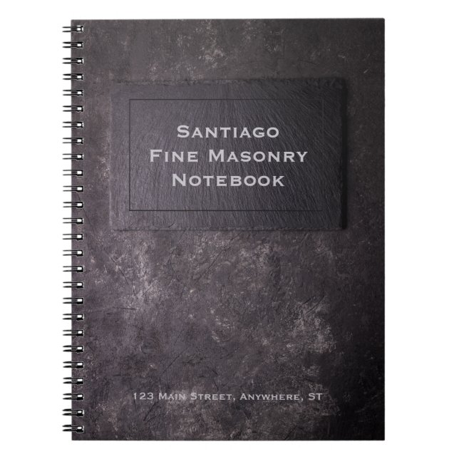 Personligen kritiserar och stenar anteckningsbok (Framsidan)