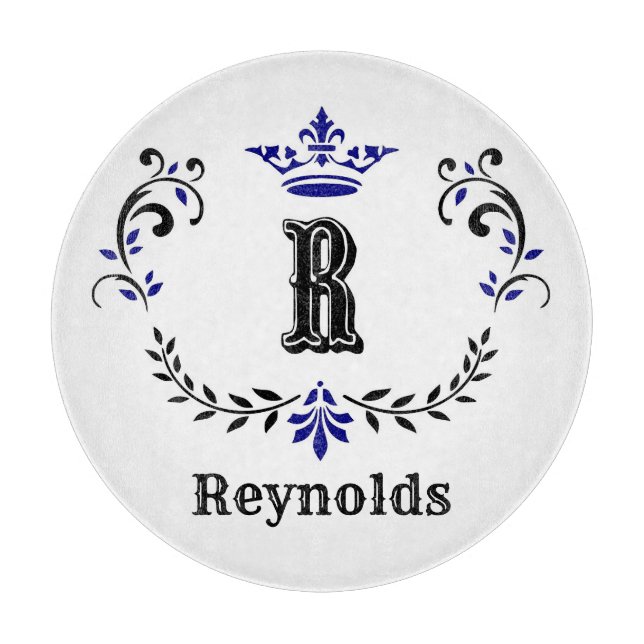 Personligen krona Wandeene Monogram 'R' (Framsidan)