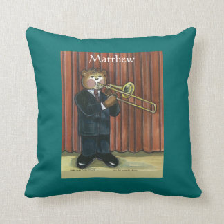 Personligen kudder för den Male Trombonespelare Kudde
