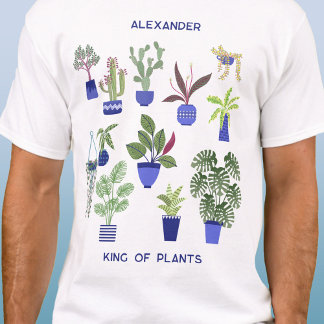 Personligen kung i växter t shirt