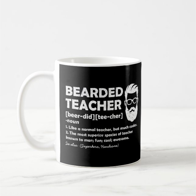Personligen Lärarfink Kaffemugg (Vänster)