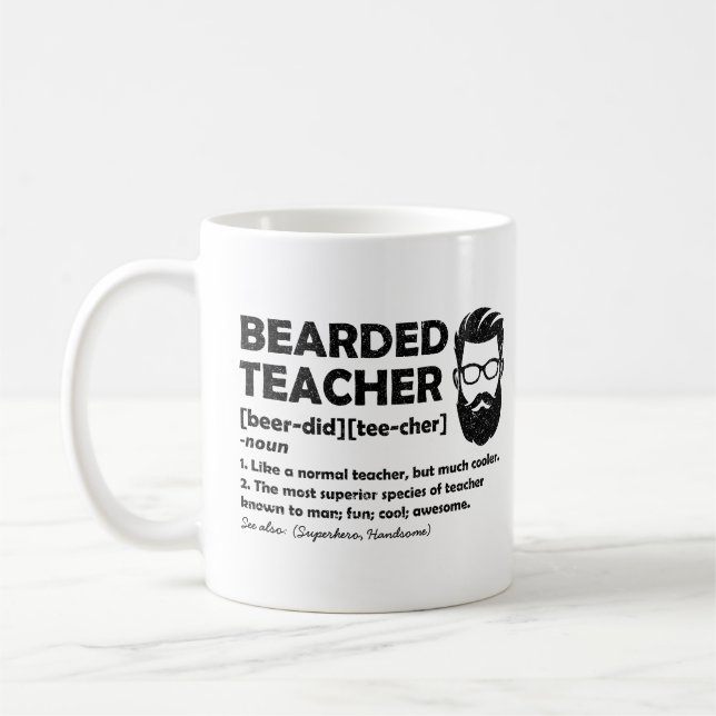 Personligen Lärarfink Kaffemugg (Vänster)