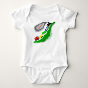 Personligen Little Man Tåg T Shirt