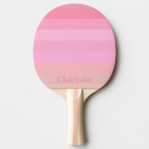 Personligen Ljusare rosa Rand Pingisracket