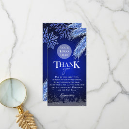 Personligen Logotypen Party i företaget jul Tack Kort