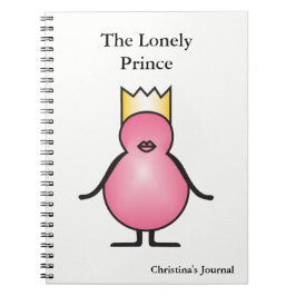 Personligen Lonely Prince Collection Anteckningsbok Med Spiral