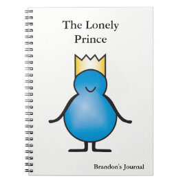 Personligen Lonely Prince Collection Anteckningsbok Med Spiral