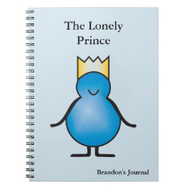 Personligen Lonely Prince Collection Anteckningsbok Med Spiral
