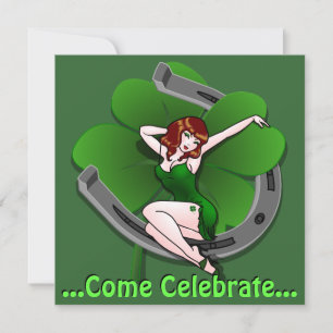 Personligen Lucky för inbjudningar till St Patrick