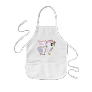 Personligen lurar den förkläde-/Unicorn-Nanas Barnförkläde