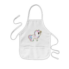 Personligen lurar förklädet/Unicorn Barnförkläde