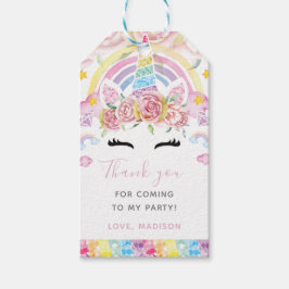 Personligen Luxury Unicorn Magic Birthday Presentetikett