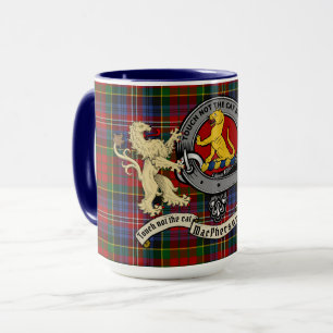 Personligen MacPherson/McPherson Badge & Tartan Mugg