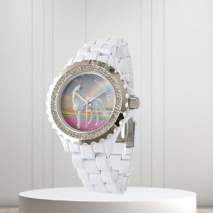 Personligen Magic Unicorn Rainbow Armbandsur