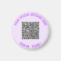 Personligen Magnet Gift för QR-kodsökning