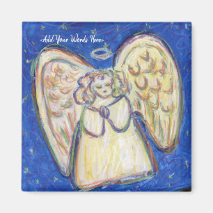 Personligen Magnets White Light Guardian Angel Magnet