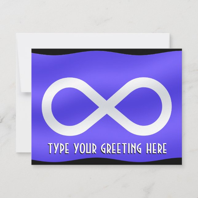 Personligen Metis Metis Art Card för inbjudningar  (Framsida)