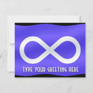 Personligen Metis Metis Art Card för inbjudningar