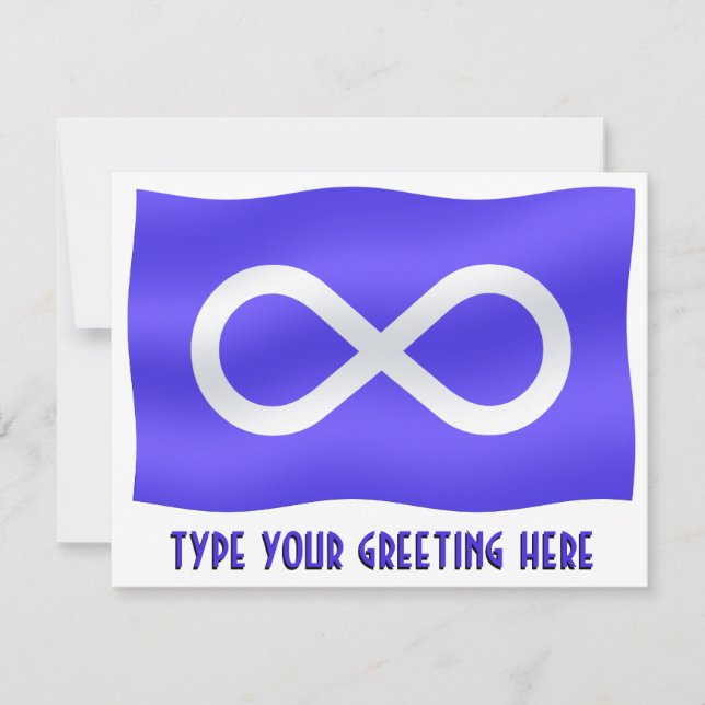 Personligen Metis Metis Art Card för inbjudningar  (Framsida)