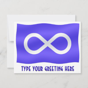 Personligen Metis Metis Art Card för inbjudningar 