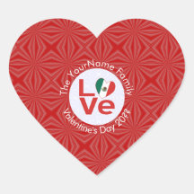 Personligen Mexikanska Röda KÄRLEK Flagga