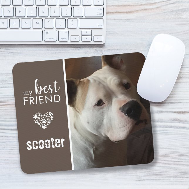 Personligen Mina bästa vänner Pet-foto Musmatta (My Best Friend Pet Photo Personalized Mouse Pad)