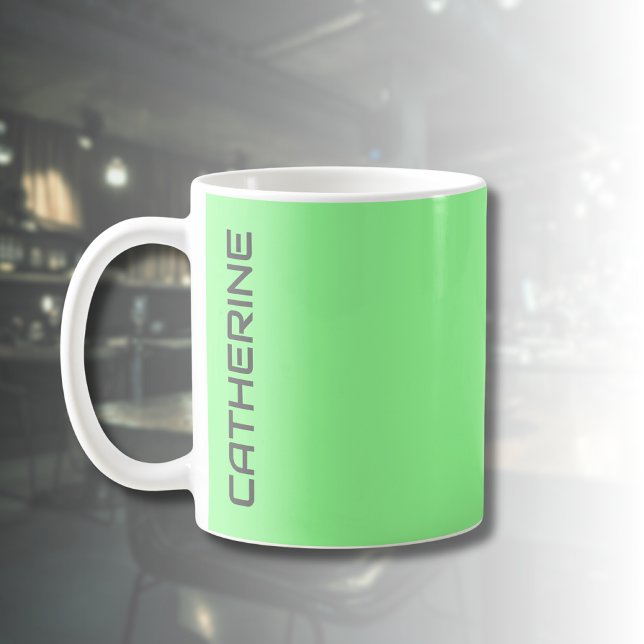 Personligen Mint Grönt Solid Färg Kaffemugg (Skapare uppladdad)