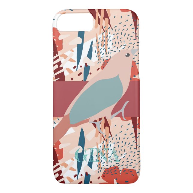 Personligen Modern Girly Cute Case-Mate iPhone Skal (Baksida)