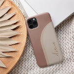 Personligen Modern Minimalist Boho Arch<br><div class="desc">Modern Boho-design i stil har en geometrisk bågform i övertoningsskuggor av terracotta-lera. Anpassa denna minimalist med en namn,  ett monogram eller ett ordspråk i chic hand plockade-skript.</div>