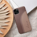 Personligen Modern Minimalist Boho Arch<br><div class="desc">Modern Boho stil-design har en geometrisk bågform i gradientskuggor av mörk terracotta clay. Anpassa denna minimalist med en namn,  ett monogram eller ett ordspråk i chic hand plockade-skript.</div>