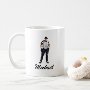 Personligen Modern Trendig Ice Hockey Referee Kaffemugg