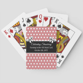 Personligen möhippa Games Favor Rosa White Casinokort