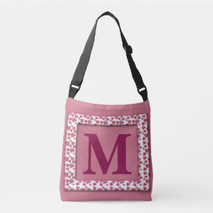 Personligen Monogram och Hearts Axelväska