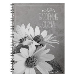 Personligen moody Daisy Garden Journal Note Bok Anteckningsbok