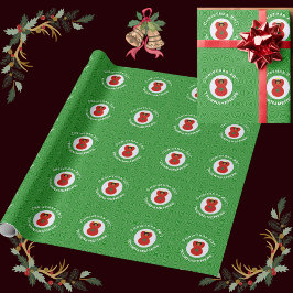 Personligen Moroccan jul Angel Flagga Presentpapper