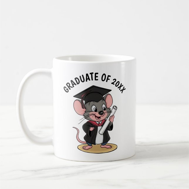 Personligen Mouse Studenten Kaffemugg (Vänster)