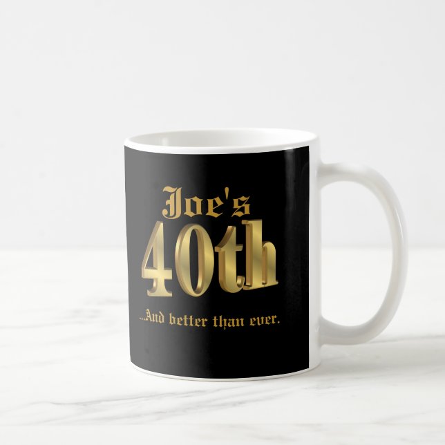 personligen Mugg fyller 40 år (Höger)