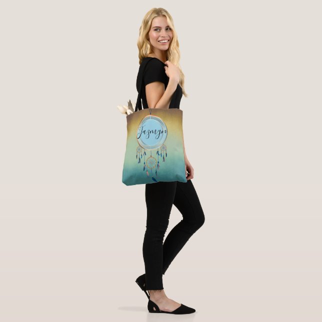Personligen Mystical Chic Dreamcatcher Tygkasse (På modell)