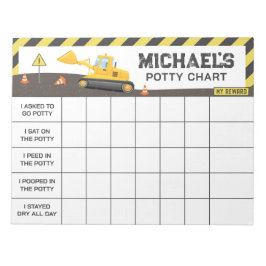 Personligen Namn & Aktiviteter för byggdiagram Anteckningsblock