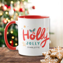 Personligen Namn för Jul Holly Jolly Roligt Winter