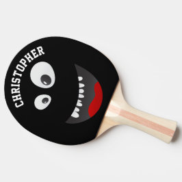 Personligen Namn i den ädla svarta Ansikte-Novelty Pingisracket